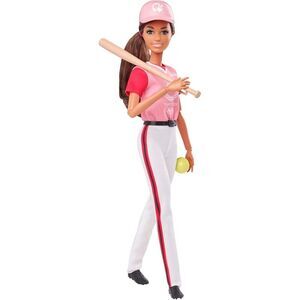Mattel Olympic Games Tokyo 2020 Softball Doll w/ Uniform, 3 Years & Up, 3 Pieces